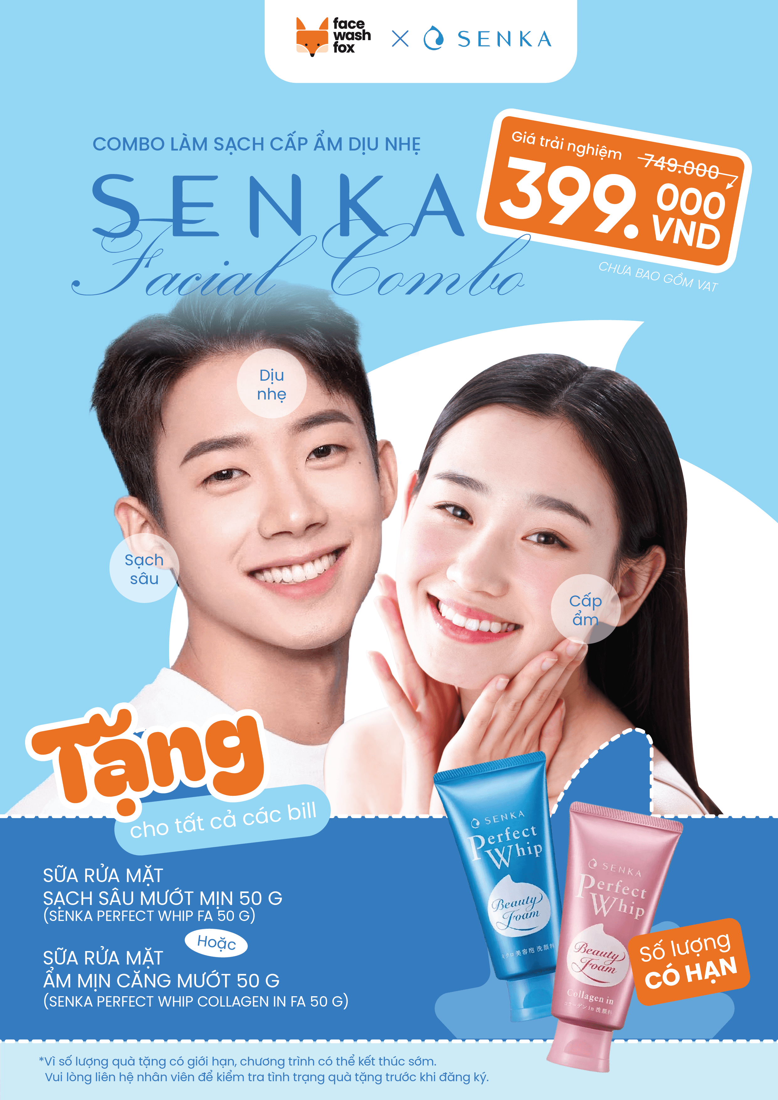 Senka Facial Combo showcase 2